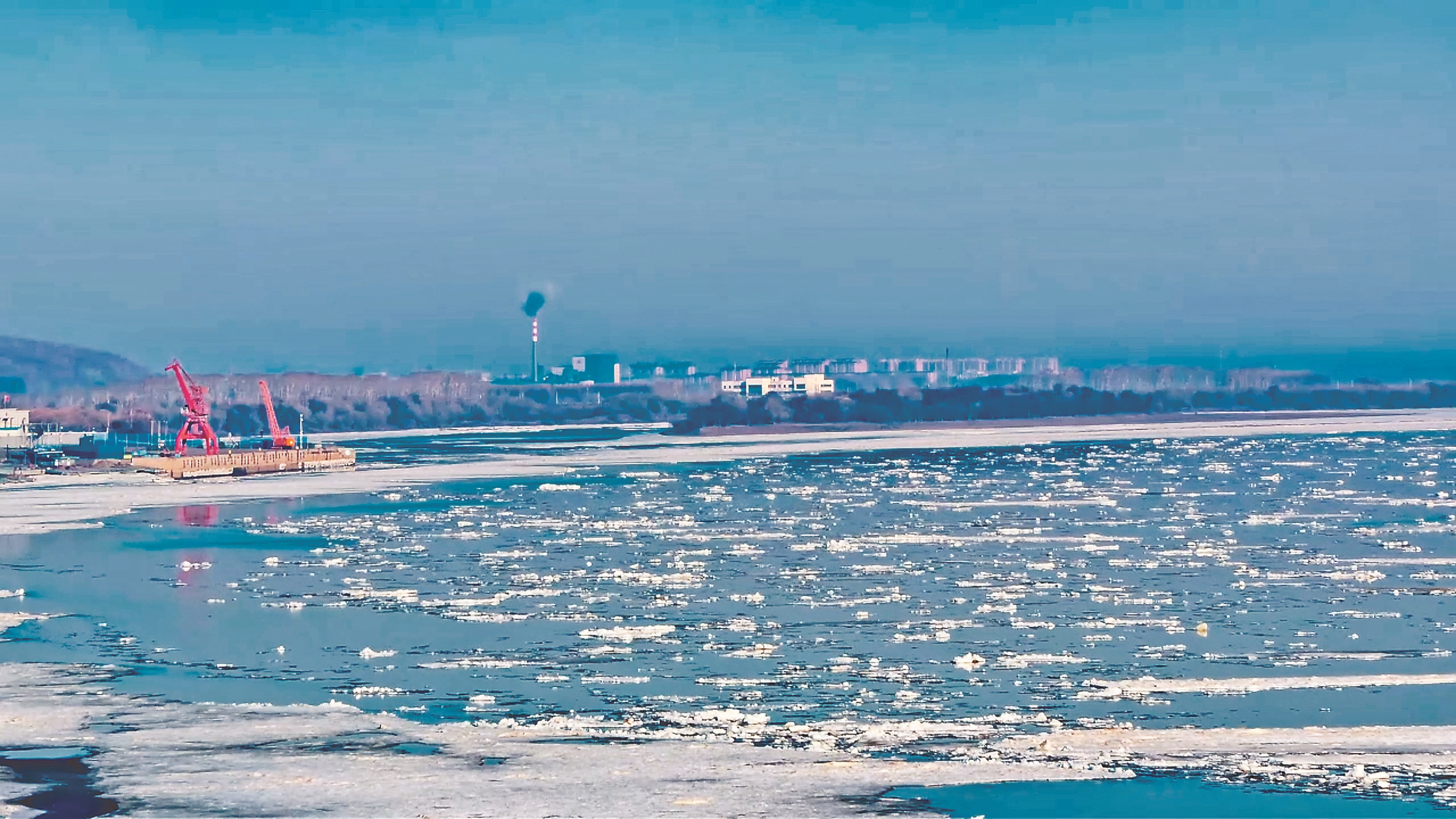 黑龙江干流嘉荫段迎来“文开江”
